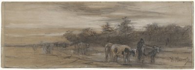 Cows at Evening by Anton Mauve