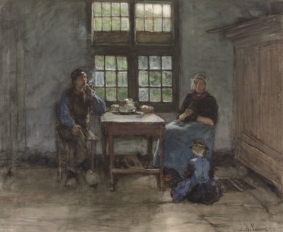 Interior of a House in Laren by Anton Mauve