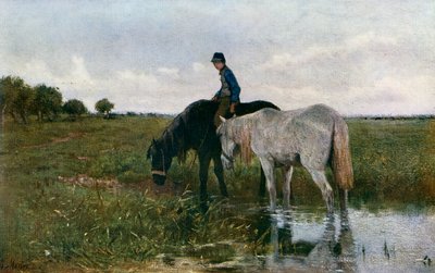 Watering Horses by Anton Mauve
