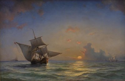 A Seascape by Anton Melbye