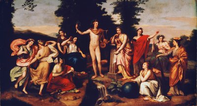 Apollo and the Three Graces, c.1750-60 by Anton Raphael Mengs