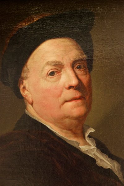Louis de Silvestre (detail) by Anton Raphael Mengs