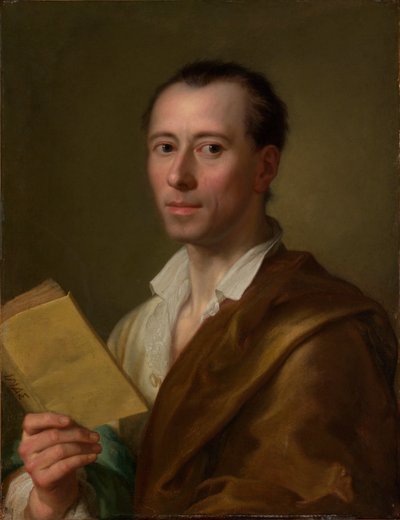 Portrait of Johann Joachim Winckelmann by Anton Raphael Mengs