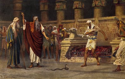 Moses and Aaron - Bible by Anton Robert Leinweber