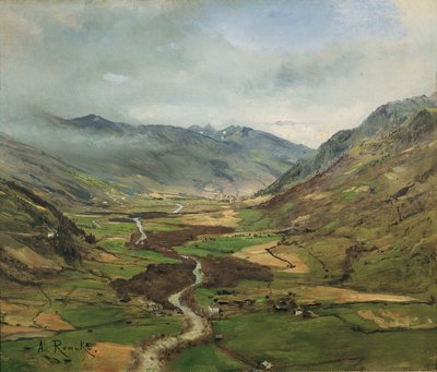 The Gastein Valley II by Anton Romako