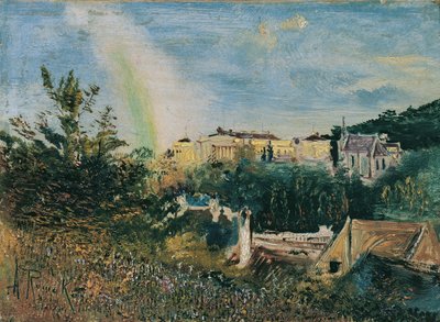 The Weilburg near Baden by Anton Romako