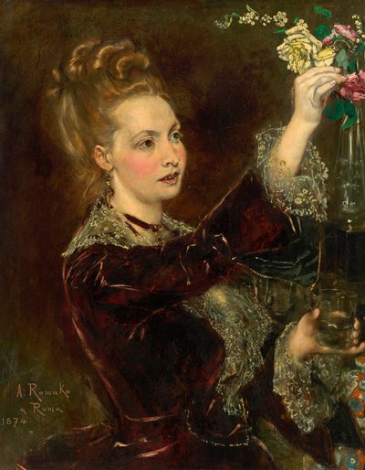 Elisabeth von Nast-Kolb, née Hardegg by Anton Romako