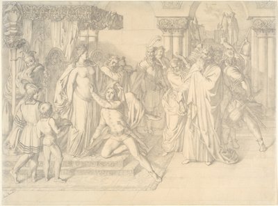 Singers Contest on the Wartburg by Anton Romako