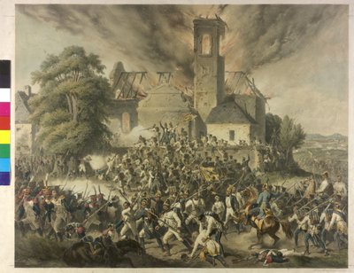 Battle of Aspern 1809 by Anton Strassgschwandtner