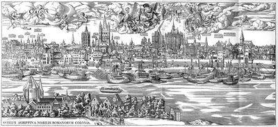 Cologne in 1530 by Anton Woensam