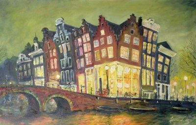 Bright Lights, Amsterdam by Antonia Myatt