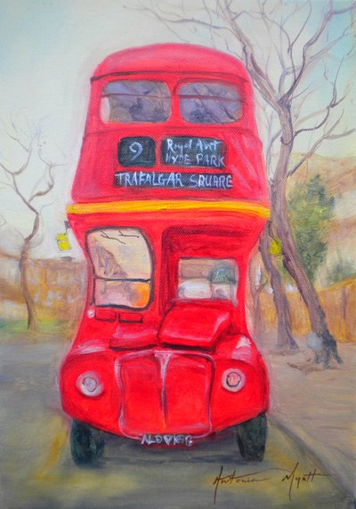Red Bus by Antonia Myatt