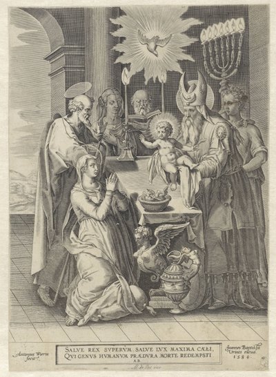 Presentation in the Temple by Antonie Wierix (II)