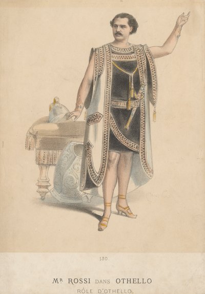 Mr. Rossi as Othello by Antonin Marie Chatiniere