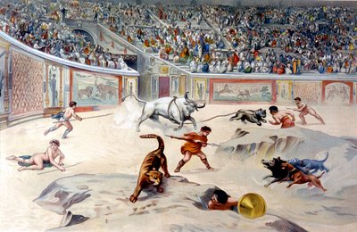 Circus Games in Pompei by Antonio (after) Niccolini