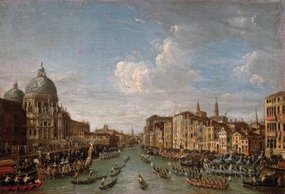Historical Regatta of Venice by Antonio (follower of) Canaletto