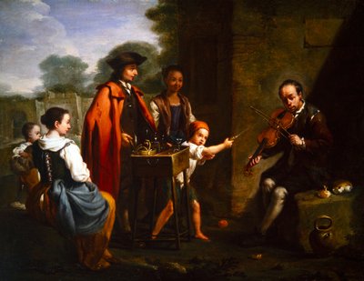 A Pair of Genre Subjects by Antonio Amorosi