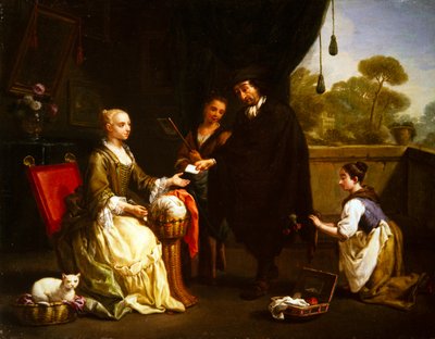 A Pair of Genre Subjects by Antonio Amorosi