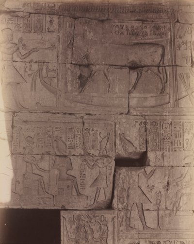 Deir el-Medineh, Sacred Barge by Antonio Beato