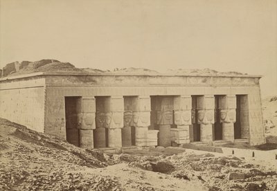 Dendera: Façade by Antonio Beato