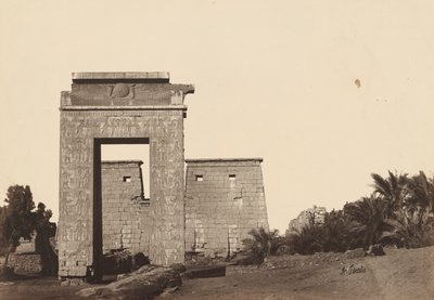 Karnak: Gate of Khonsu by Antonio Beato