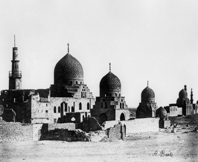 Mosque, Egypt, 1862 by Antonio Beato