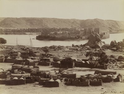 Philae, view from the south by Antonio Beato