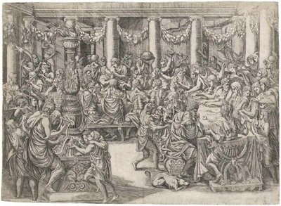 The Banquet of Scipio by Antonio Fantuzzi