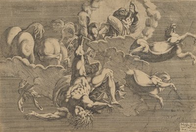 The Fall of Phaeton, 1545 by Antonio Fantuzzi