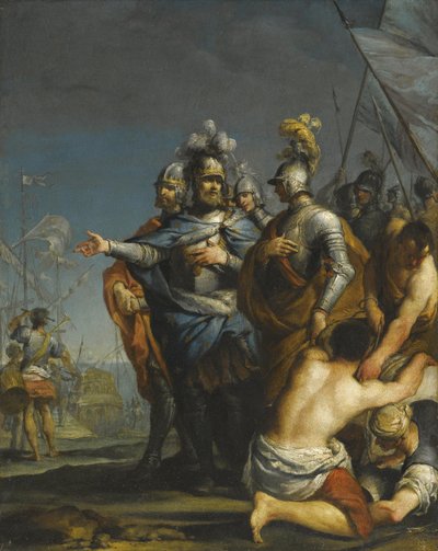 Saint Louis Departing For The Crusade by Antonio Gionima