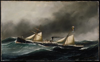 S.S. Brooklyn City, 1886 by Antonio Jacobsen