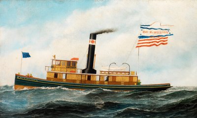 The Ocean-Going Tug May McWilliams by Antonio Jacobsen