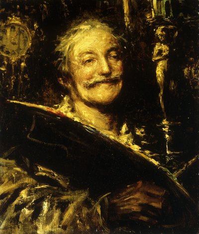 A Self Portrait by Antonio Mancini