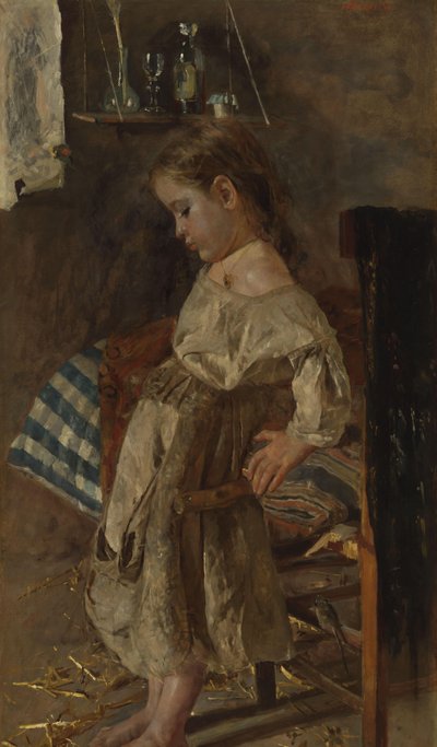 The Poor Child by Antonio Mancini