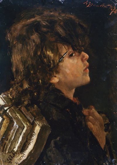 Schoolboy by Antonio Mancini