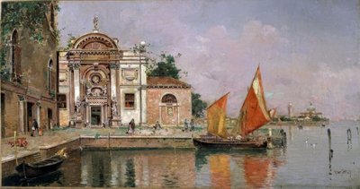View of Venice by Antonio Maria de Reyna Manescau