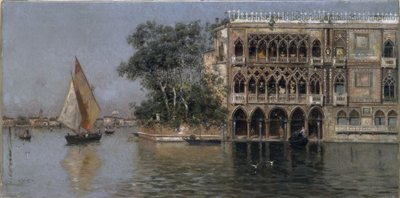 View of Venice by Antonio Maria de Reyna Manescau