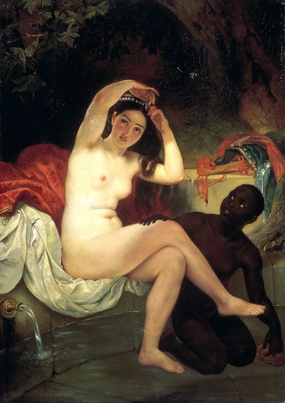 Bathing Bathsheba by Antonio Molinari