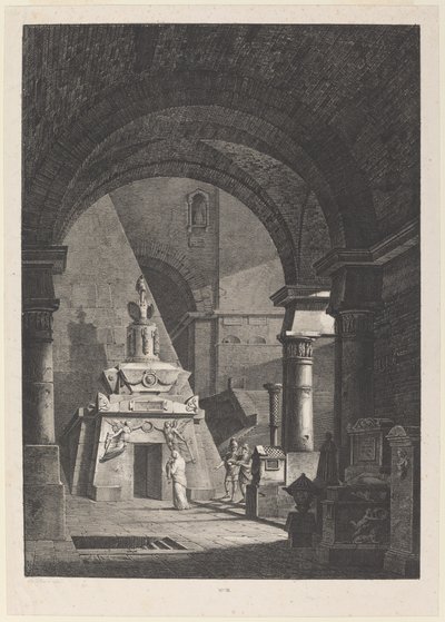 Interior of an Ancient Roman Sepulchre by Antonio Pian