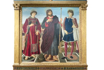 St Vincent, St James and St Eustace by Antonio Pollaiolo