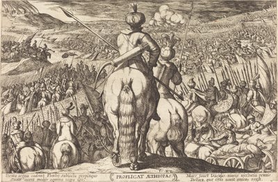Defeat of the Ethiopians by Antonio Tempesta