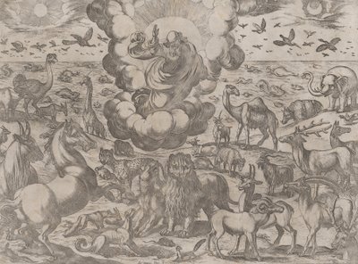 God Creating the Animals by Antonio Tempesta