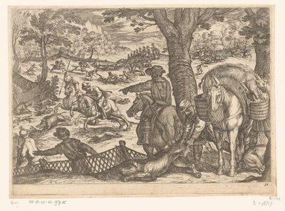 Boar Hunt by Antonio Tempesta