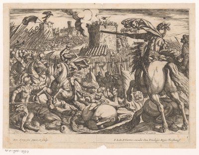 Cavalry Battle by Antonio Tempesta