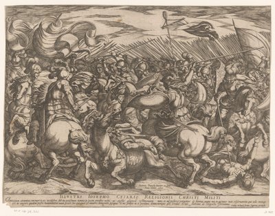 Battle Between the Greeks and the Amazons by Antonio Tempesta