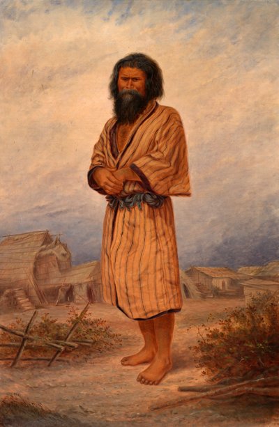 Aino Man, ca. 1893 by Antonio Zeno Shindler