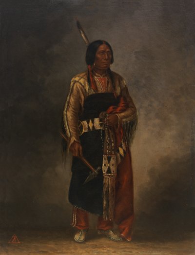 Mak-phe-ah-luta Red Cloud, ca. 1887 by Antonio Zeno Shindler