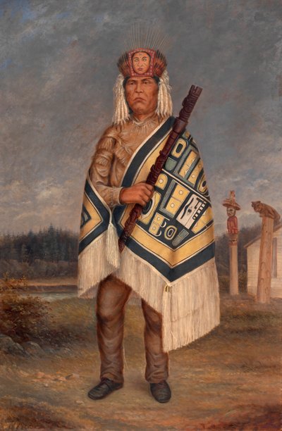 Tlinkit Indian by Antonio Zeno Shindler