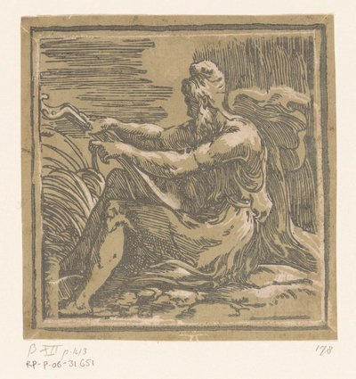 Man with Lute by Antonio da Trento