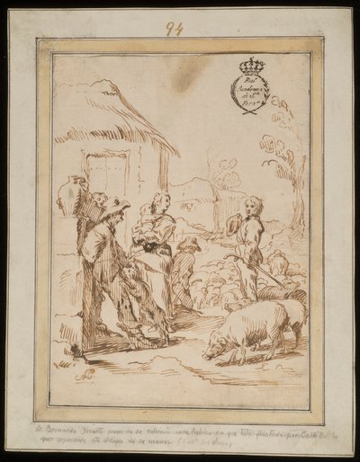 Scene of Shepherds by Antonio del Castillo y Saavedra
